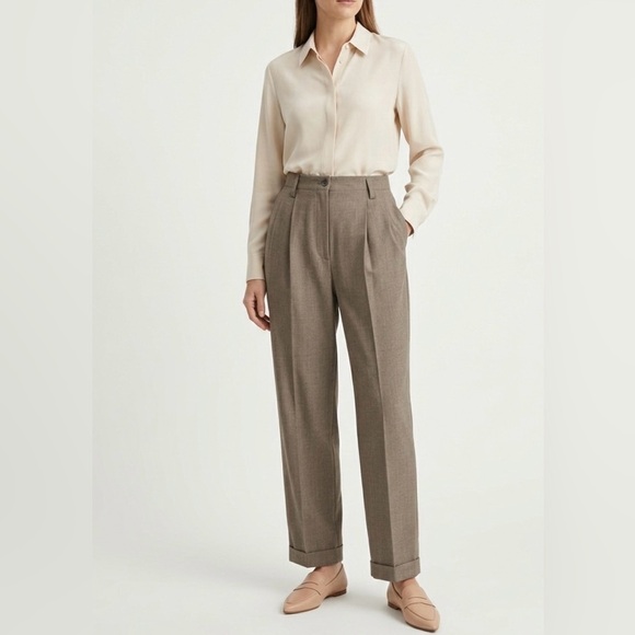 Wool , Jones New York Brown Pants - Picture 2 of 12